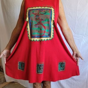 Original Beach Red Dress